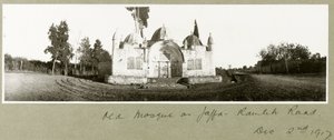 Oude moskee aan de Ramlehweg, Jaffa, 2 december 1917 door Capt. Arthur Rhodes